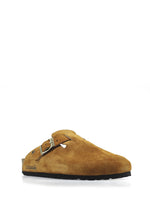 Carregar imagem no visualizador da galeria, Maria-Sandália Fechada em Camurça Camel
