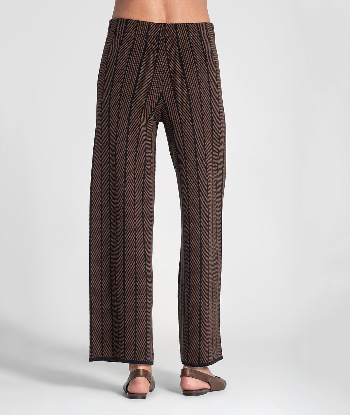 Calças jacquard