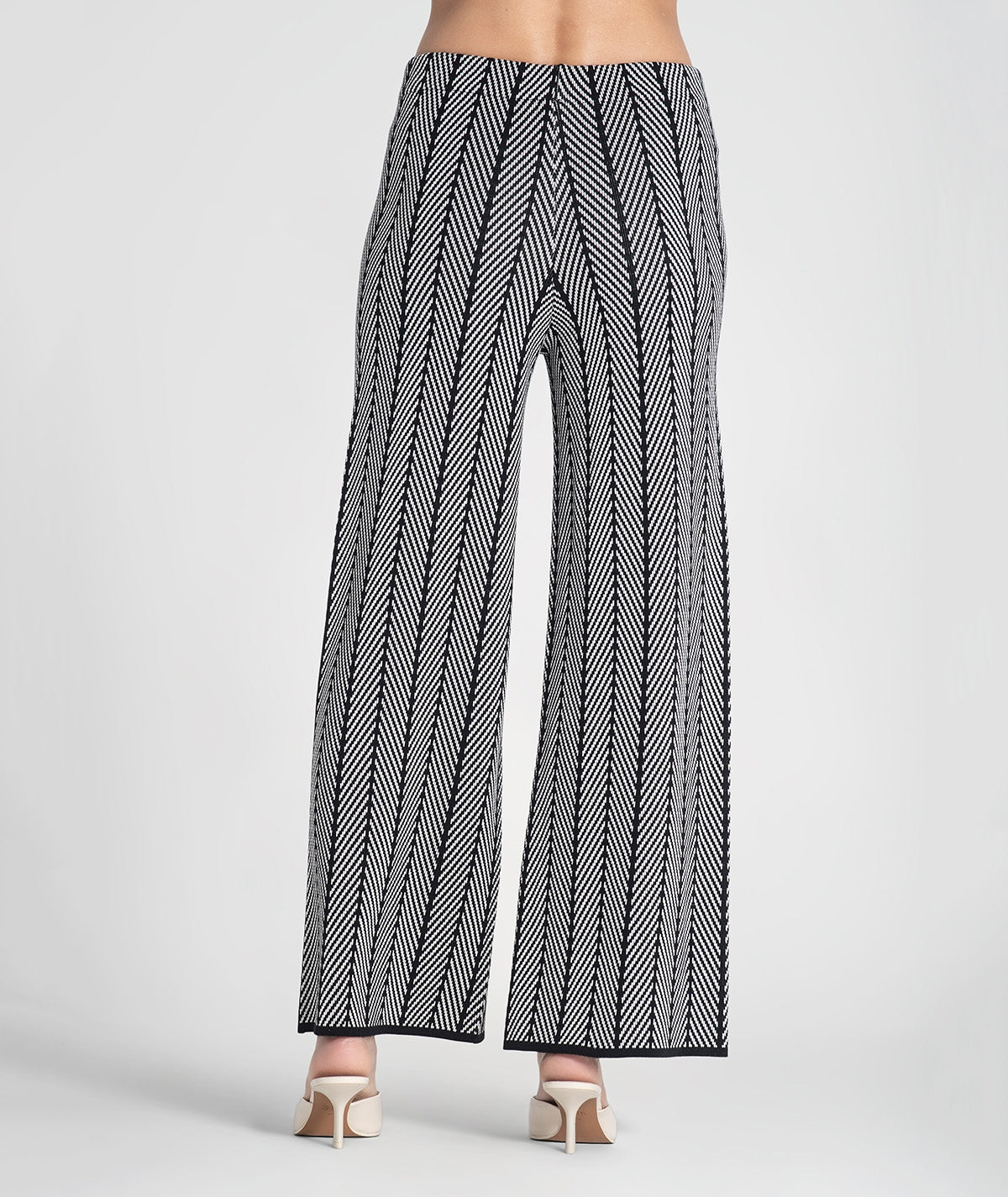 Calças jacquard
