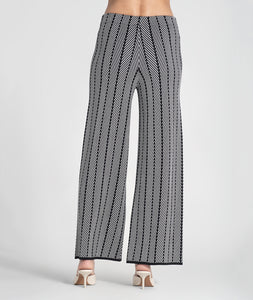 Calças jacquard