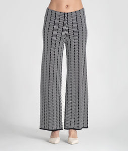 Calças jacquard