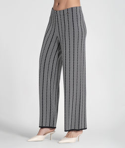 Calças jacquard