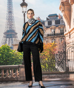 Carregar imagem no visualizador da galeria, Suéter com estampa animal em jacquard de zebra
