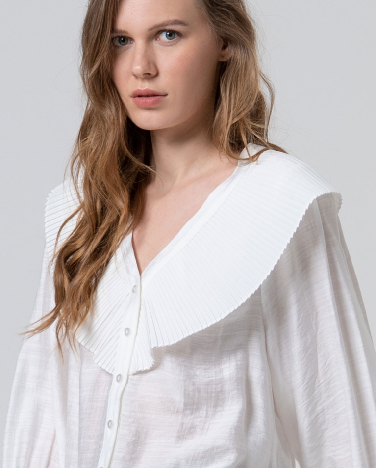 Camisa gola babydoll