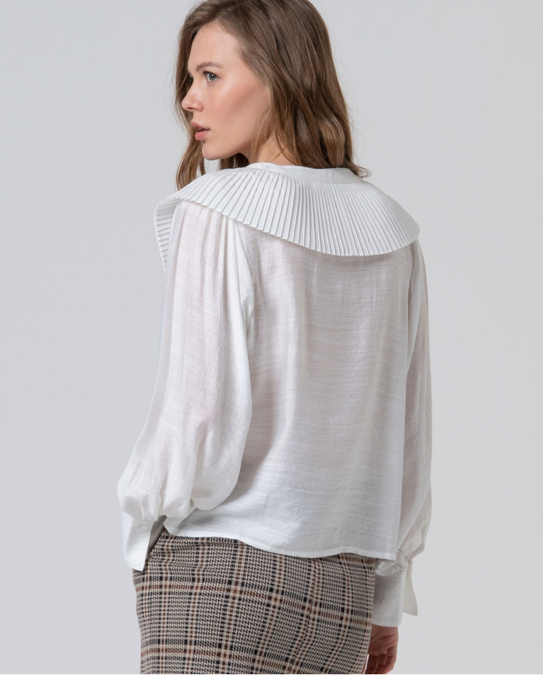 Camisa gola babydoll